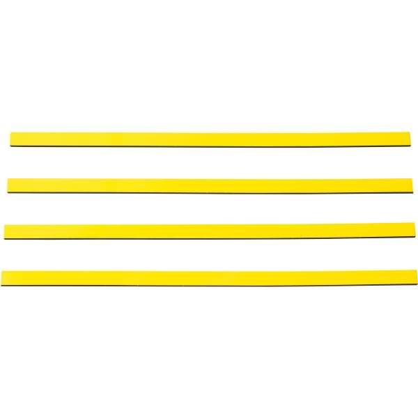 Magnetisches Band 250x9x2mm VE=4 Stück zitrone