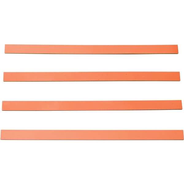 Magnetisches Band 250x19x2mm VE=4 Stück orange