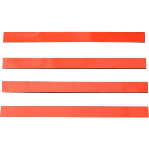 Magnetisches Band 250x19x2mm VE=4 Stück rot