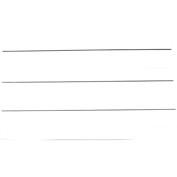 Magnetisches Band 250x19x2mm VE=4 Stück weiß