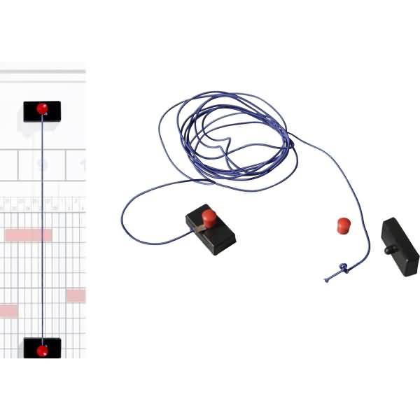 Terminzeiger magnetisch 2000mm blau