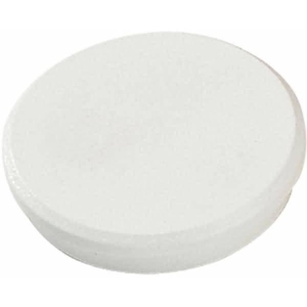 Magnete rund 20mm VE=12 Stück weiß