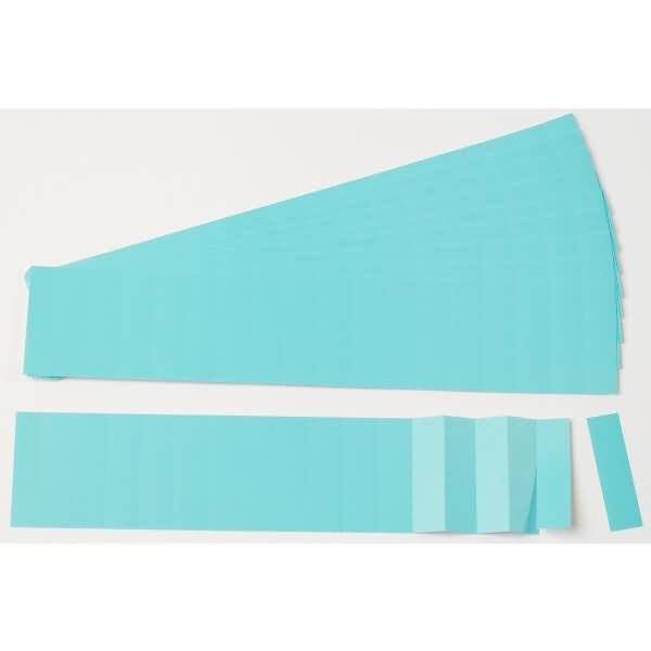 Einsteckkarten für 20mm Einsteckschiene 70x17mm VE=170 Stück blau
