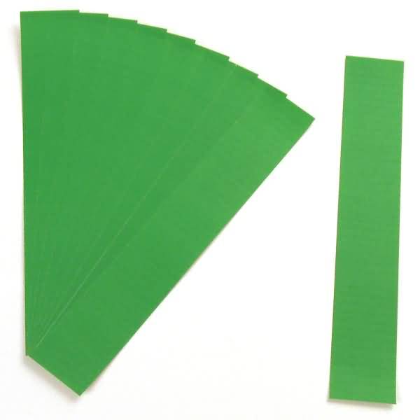 Einsteckkarten für 15mm Einsteckschiene 50x12mm moos VE=220 Stück