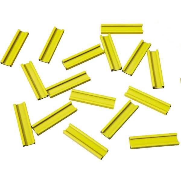 Einsteckschiene magnetisch 50x9,5mm VE=16 Stück gelb