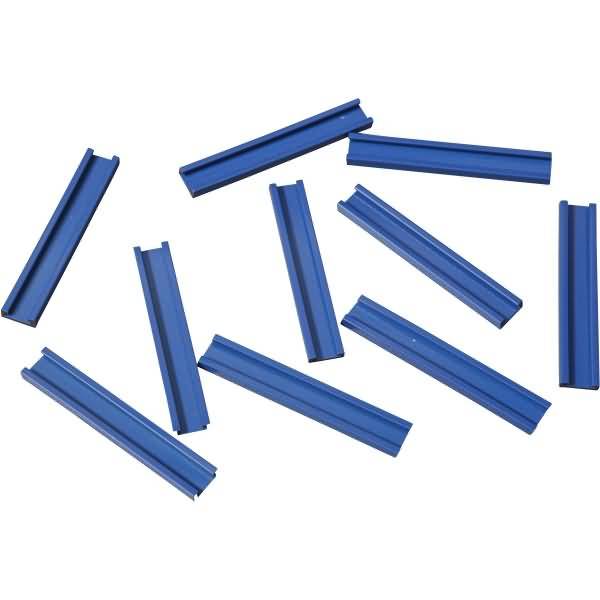 Einsteckschiene magnetisch 60x9,5mm VE=10 Stück blau