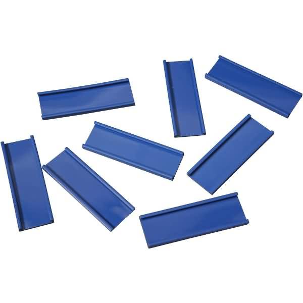 Einsteckschiene magnetisch 60x20mm grün VE=8 Stück blau