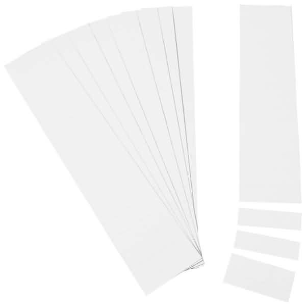 Einsteckkarten für 9,5mm Einsteckschiene 40x7,5mm VE=420 Stück weiß