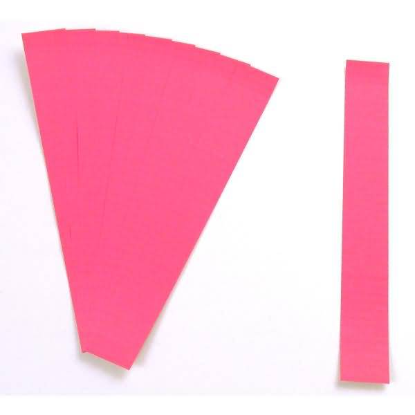 Einsteckkarten für 9,5mm Einsteckschiene 40x7,5mm VE=420 Stück magenta