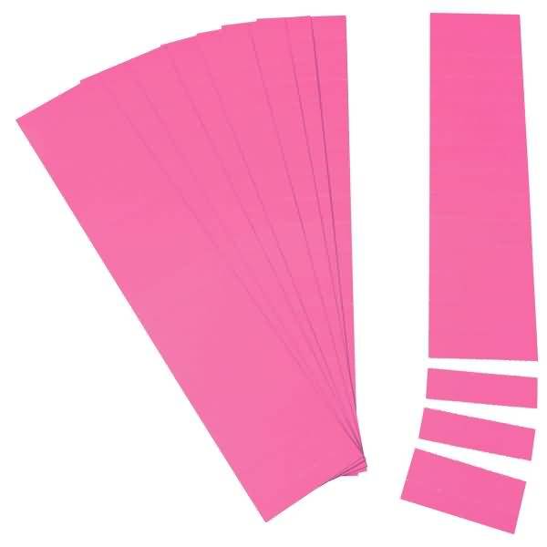 Einsteckkarten für 9,5mm Einsteckschiene 60x7,5mm VE=420 Stück magenta