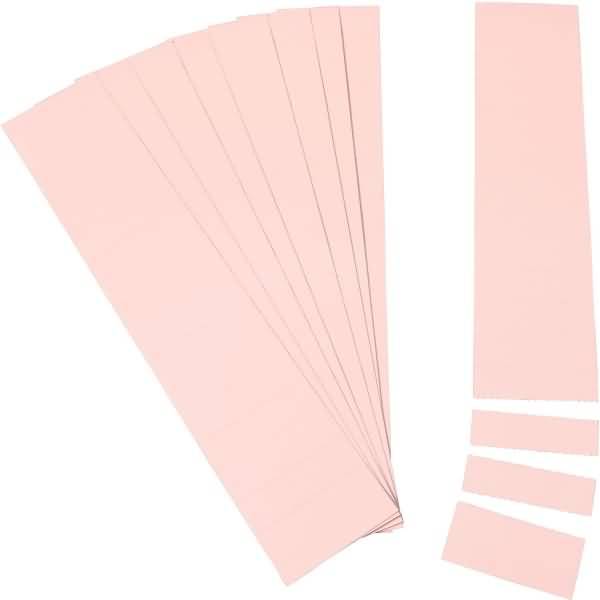 Einsteckkarten für 9,5mm Einsteckschiene 70x7,5mm VE=420 Stück rosa