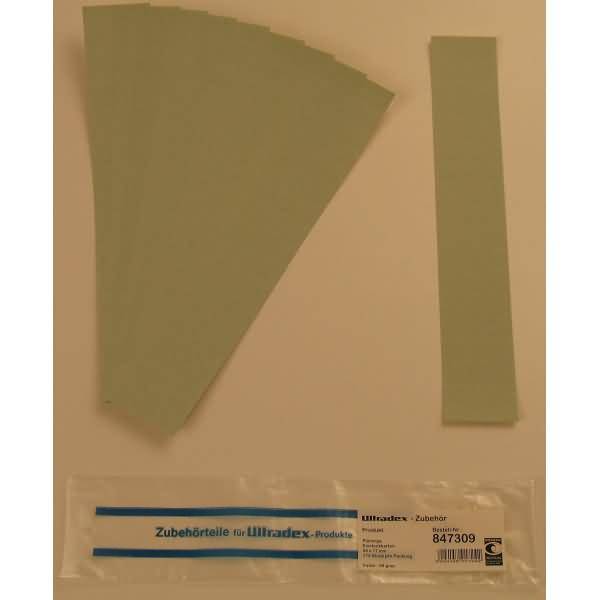 Einsteckkarten für 20mm Einsteckschiene 50x17mm VE=170 Stück grau