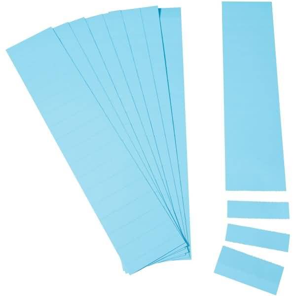 Einsteckkarten für 20mm Einsteckschiene 60x17mm VE=170 Stück blau