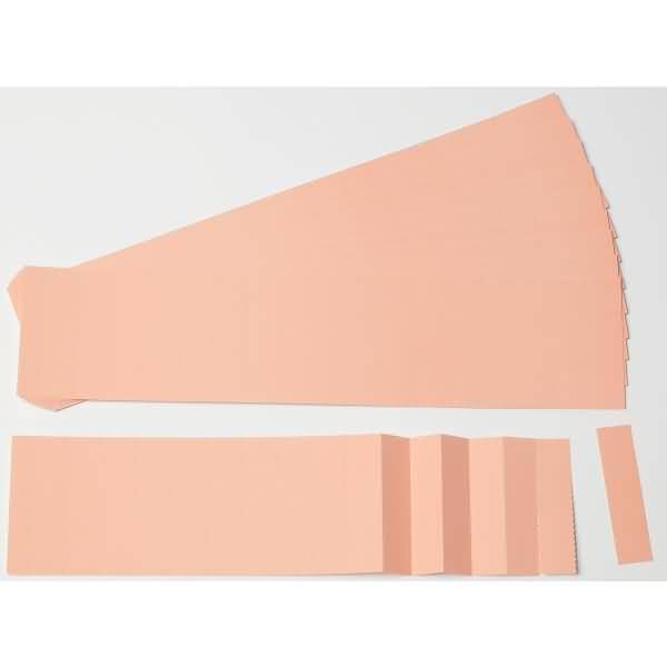 Einsteckkarten für 15mm Einsteckschiene 40x12mm rosa VE=220 Stück