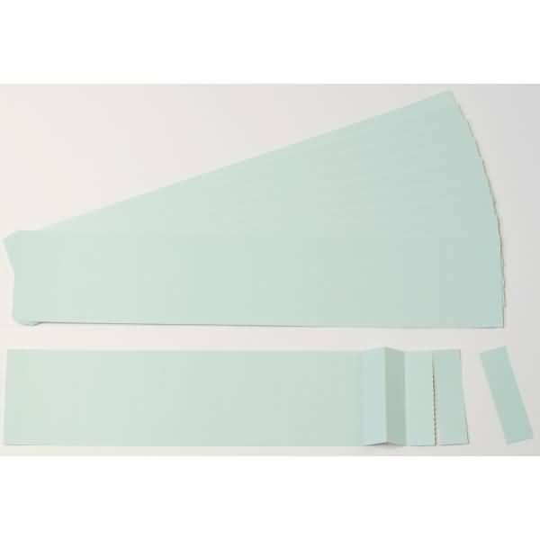 Einsteckkarten für 15mm Einsteckschiene 60x12mm hellblau VE=220 Stück