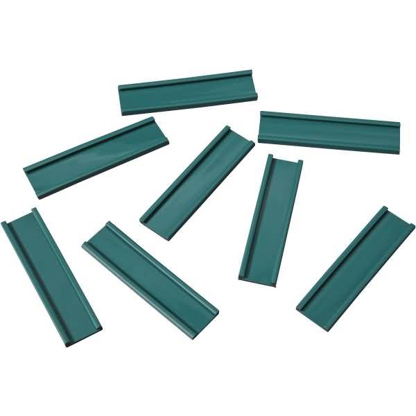 Einsteckschiene magnetisch 60x15mm VE=8 Stück grün