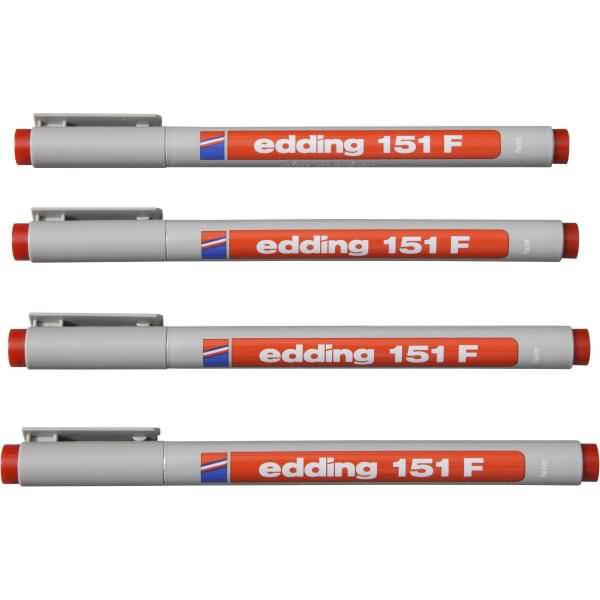 Folienschreiber wasserlöslich 0,6mm VE=4 Stück