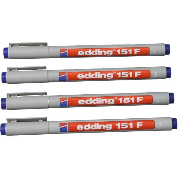 Folienschreiber wasserlöslich 0,6mm VE=4 Stück