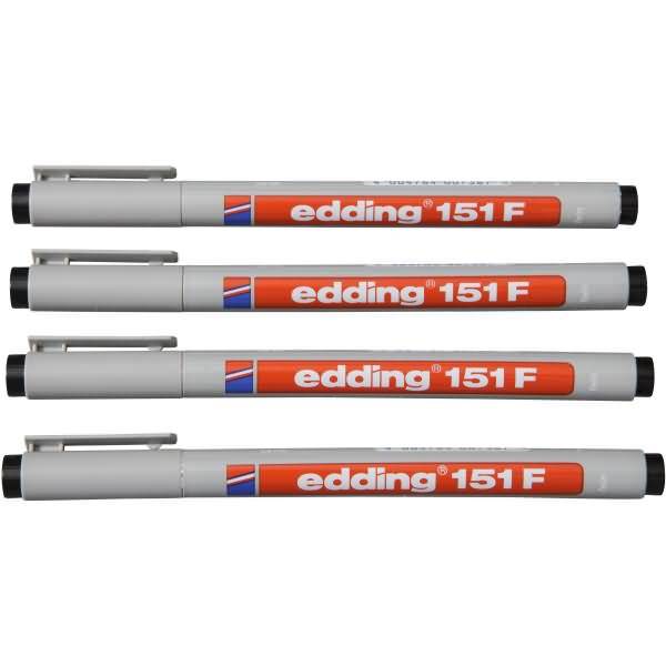 Folienschreiber wasserlöslich 0,6mm VE=4 Stück