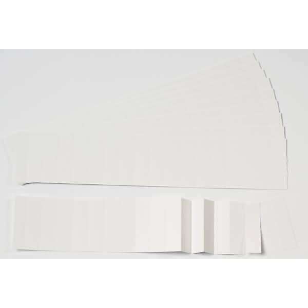 Einsteckkarten für 15mm Einsteckschiene 40x12mm weiß VE=220 Stück