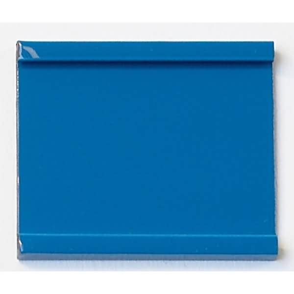 Einsteckschiene magnetisch 40x34mm blau VE=12 Stück