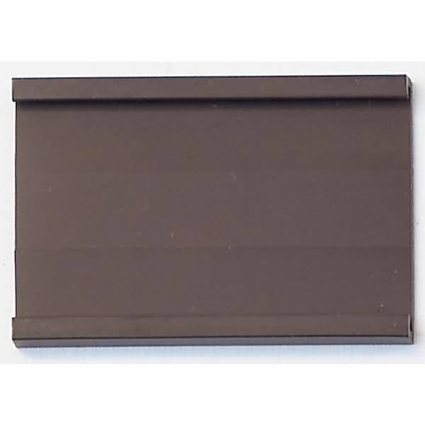 Einsteckschiene magnetisch 50x34mm braun VE=9 Stück