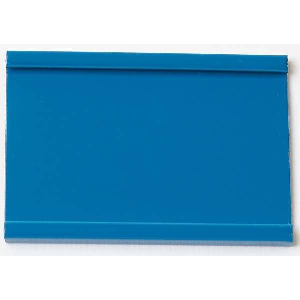 Einsteckschiene magnetisch 50x34mm blau VE=9 Stück