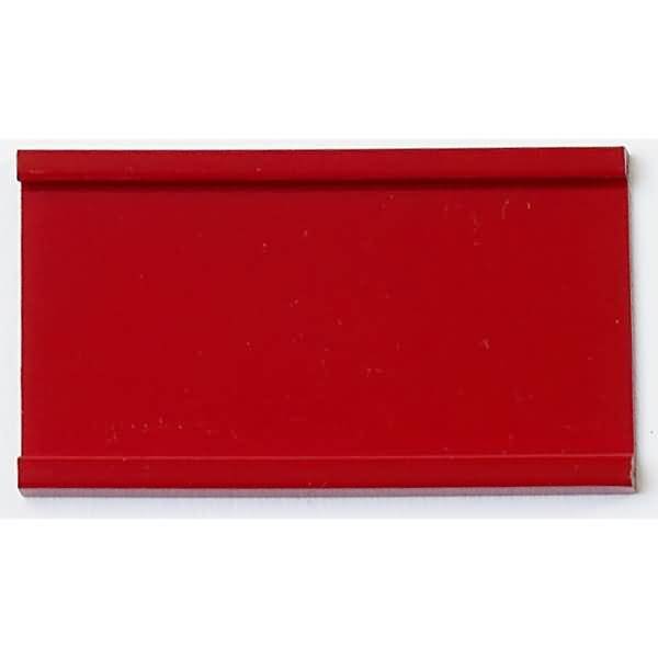 Einsteckschiene magnetisch 60x34mm rot VE=7 Stück