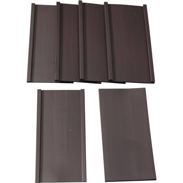 Einsteckschiene magnetisch 70x34mm braun VE=6 Stück