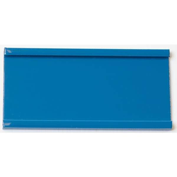 Einsteckschiene magnetisch 70x34mm blau VE=6 Stück