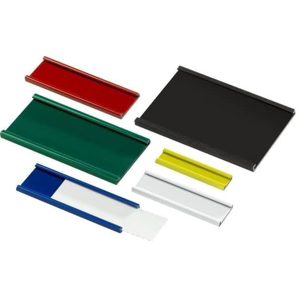 Einsteckschiene magnetisch 210x34mm weiß VE=1 Stück