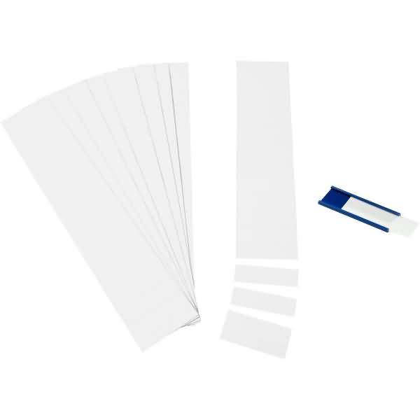 Einsteckkarten für 34mm Einsteckschiene 40x32mm weiß VE=90 Stück