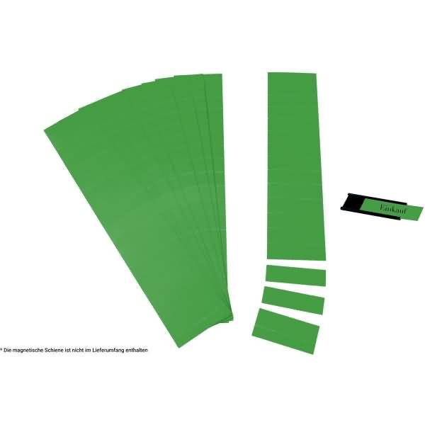 Einsteckkarten für 34mm Einsteckschiene 420x297mm moos VE=5 Bogen