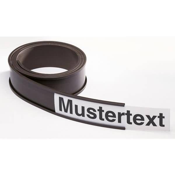 Einsteckstreifen für 9,5mm Magnetschiene auf A4 Bogen VE=350 Stück weiß