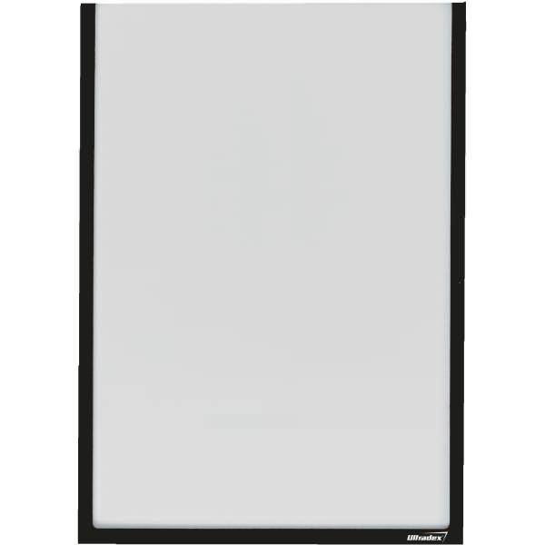 Infotasche für DIN A4 hoch selbstklebend VE= 1 Stück schwarz