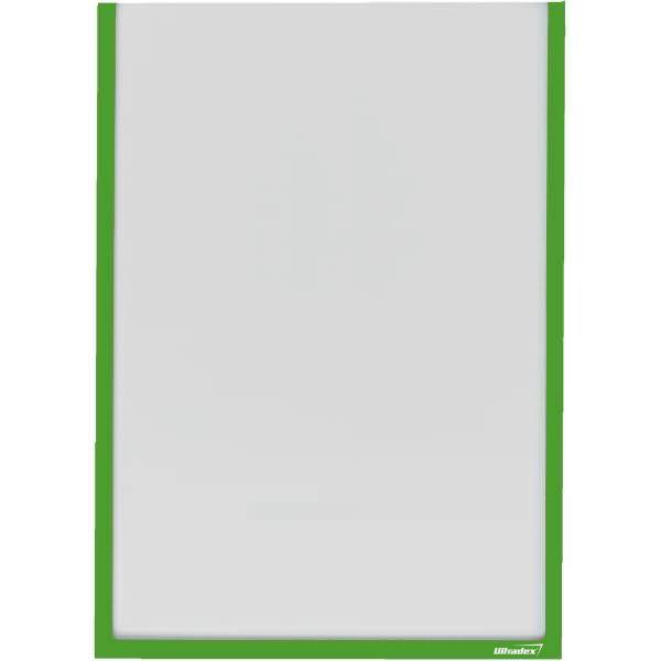 Infotasche für DIN A4 hoch selbstklebend VE= 1 Stück gelbgrün