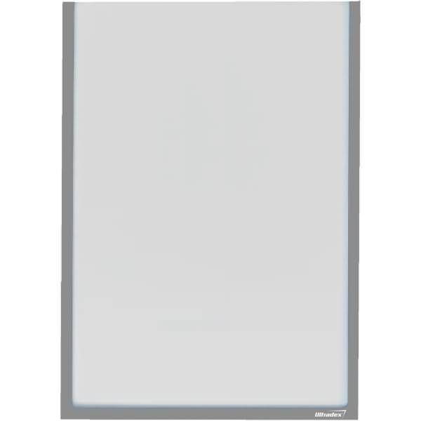 Infotasche für DIN A4 hoch selbstklebend VE= 1 Stück silber