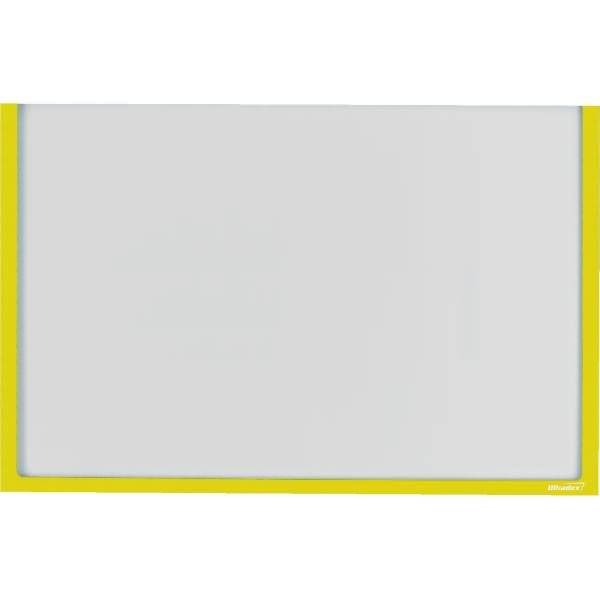 Infotasche für DIN A4 quer selbstklebend VE= 1 Stück gelb