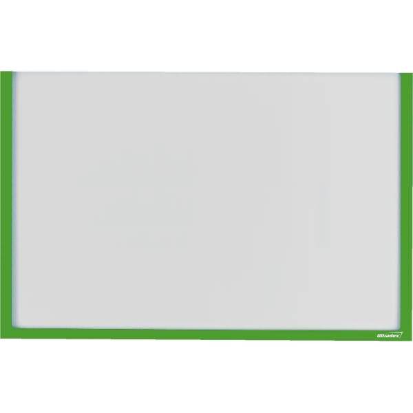 Infotasche für DIN A4 quer selbstklebend VE= 1 Stück gelbgrün