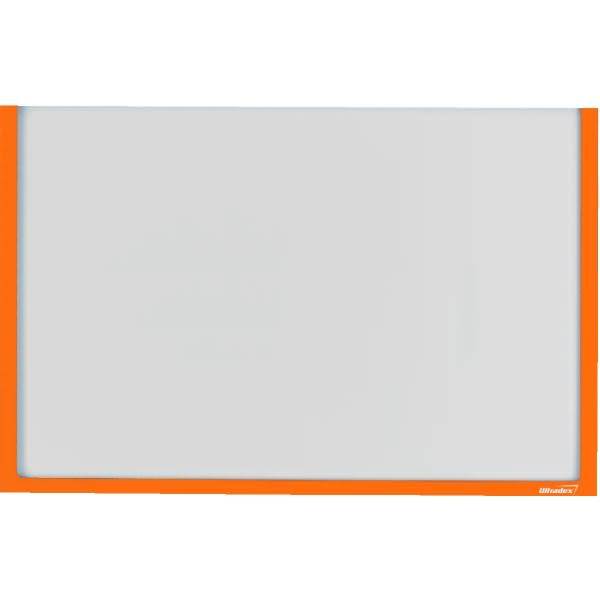 Infotasche für DIN A4 quer selbstklebend VE= 1 Stück pastell orange