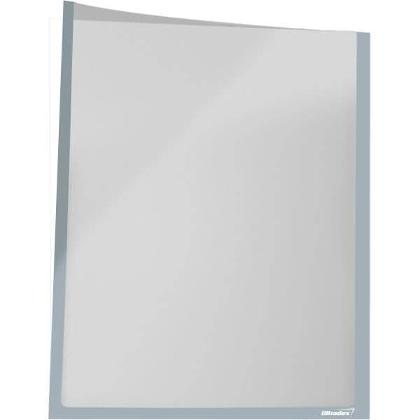 Infotaschen für DIN A2 hoch BxH 435x595mm selbstklebend VE=1 Stück grau