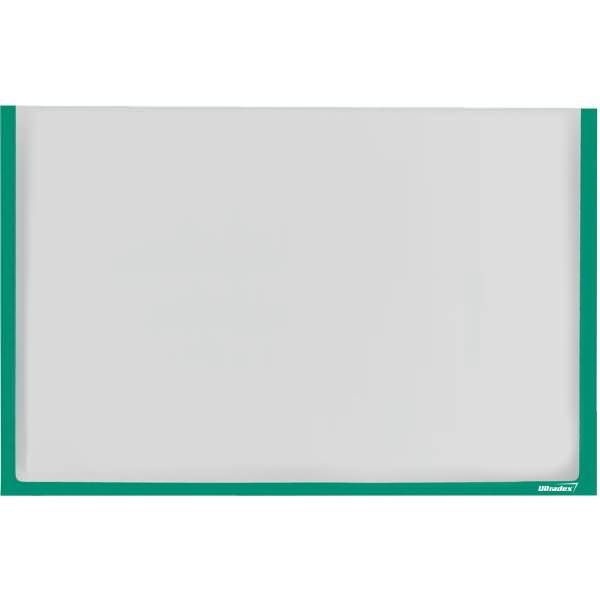 Infotasche für DIN A5 quer selbstklebend VE=1 Stück grün