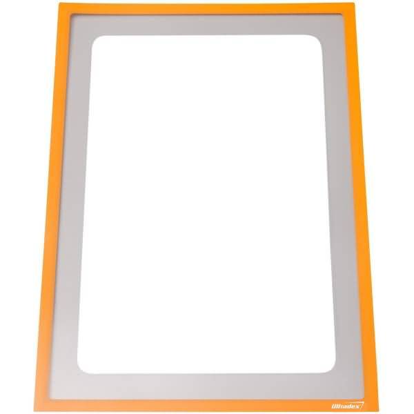 Infotasche mit Ausschnitt A3 hoch BxH 312x435mm selbstklebend VE=1 Stück orange