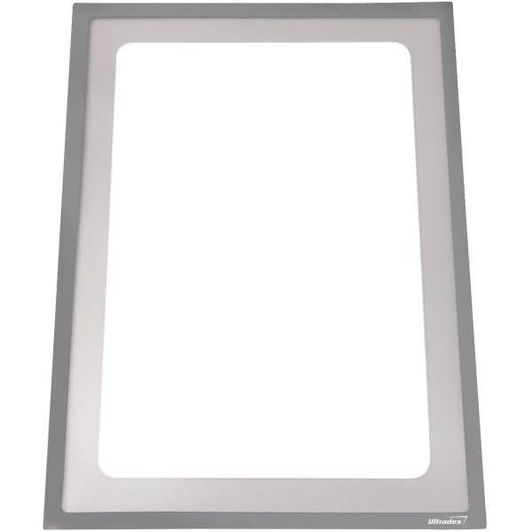 Infotasche magnetisch für DIN A4 312x225mm VE=5 Stück silber