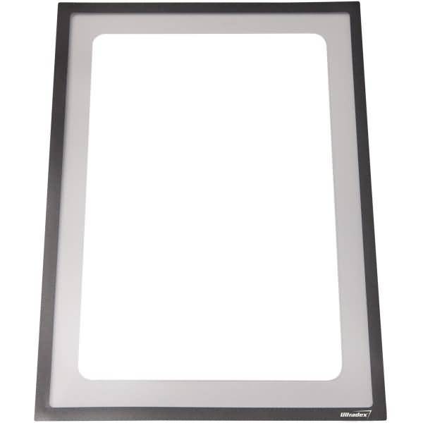 Infotasche mit Ausschnitt A4 hoch BxH 225x312mm selbstklebend VE=1 Stück schwarz