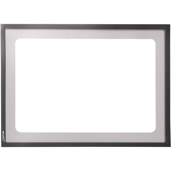 Infotasche mit Ausschnitt A4 quer BxH 312x225mm selbstklebend VE=5 Stück schwarz