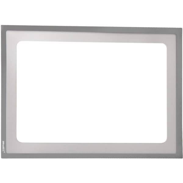 Infotasche mit Ausschnitt A3 quer BxH 435x312mmselbstklebend VE=1 Stück silber