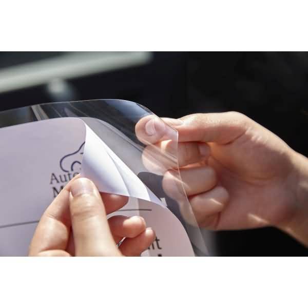 Infotasche Glassichtfolie selbsthaftend BxH 325x445mm VE=10 Stück