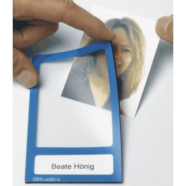 Fototasche magnetisch ohne Rückwand 70x113mm grau VE=5 Stück