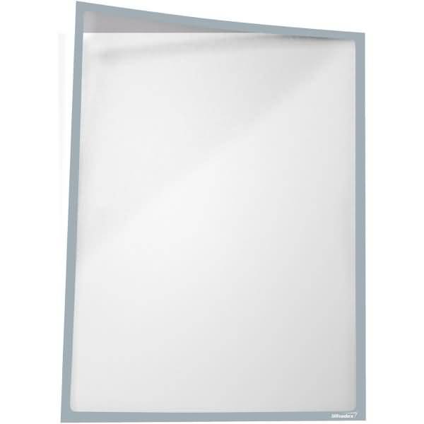 Infotasche magnetisch für DIN A4 312x225mm VE=25 Stück grau